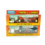 Ertl 1/64 Trucks of the World Series issues comprising Mack Flatbed with Allis Chalmer Tractor
