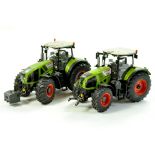 USK Scale Models 1/32 Claas Axion 850 Tractor plus Wiking Claas Axion 950. Generally Excellent.