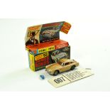 Corgi No. 261 James Bond Aston Martin DB5 taken from the film Goldfinger with first issue gold body,