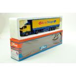 Tekno 1/50 diecast truck issue comprising British Collection Volvo Curtainside Trailer in the livery
