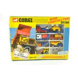 Corgi Juniors No. 3024 Road Construction Gift Set. Ex Shop Stock hence very good to excellent, box