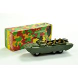 Politoys plastic military issue comprising No. 18, Amphibious vehicle. Appears complete, very good