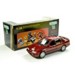 Schabak 1/24 diecast issue comprising crimson Ford Sierra. Excellent with very good to excellent