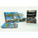 A group of 1/43 carded diecast police issues from Road Champs plus other diecast issues from