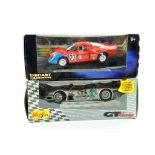 Ricko 1/18 diecast issue comprising Alfa Romeo Daytona plus Maisto GT Racing 1/18 Mercedes CLK