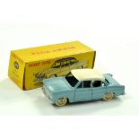 French Dinky No. 24Z Simca Versailles. Light Blue and White with Convex Hubs. Generally very good to