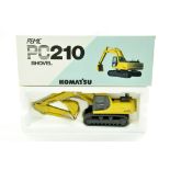 Goods Wave (Japan) 1/43 Komatsu PC210 Tracked Excavator. Excellent in Excellent Box. Enhanced