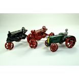 Scale Models 1/16 diecast duo comprising Farmall McCormick Tractor issues plus a heavy cast Oliver