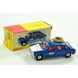 Dinky No. 282 Austin 1800 Taxi. Blue, white with red interior, spun hubs. Very Good to Excellent