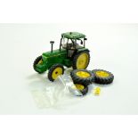 Britains 1/32 John Deere 3040 Tractor with Artisan32 Row Crop Wheel Conversion, unfinished. Enhanced