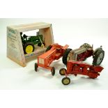 Group of 1/16 tractor issues comprising Boxed Ertl 40th Anniversary John Deere issue plus Allis