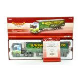 Corgi 1/50 diecast truck issue comprising No. CC13822 Mercedes Actros Eco-Curtainside in the