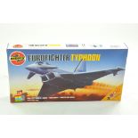 Airfix Plastic Model kit comprising 1/72 Eurofighter Typhoon. Sealed. Complete. Ex Shop Stock.