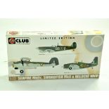 Airfix Plastic Model kit comprising Limited Edition 1/72 Seafire MKIIc, Swordfish plus Wildcat.