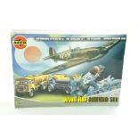 Airfix Plastic Model kit comprising 1/72 WWII RAF Airfield Set. Complete. Ex Shop Stock. Enhanced