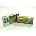 Airfix Plastic Model kit comprising 1/72 Whirlwind plus Hasegawa 1/72 Kitty Hawk. Both Sealed.