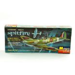 Monogram Vintage Plastic Model kit comprising 1/48 Supermarine Spitfire. Complete. Ex Shop Stock.