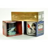 Trio of Star Wars promotional items comprising Duo of Mugs and Film Boxset. Excellent. Enhanced