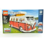 Lego Creator No. 10220 Volkswagen T1 Camper Van. Kit has been built, disassembled and carefully re-