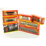 Model Railway H0 00 issues comprising Hornby coaches and wagons. From an ex Layout Collection but