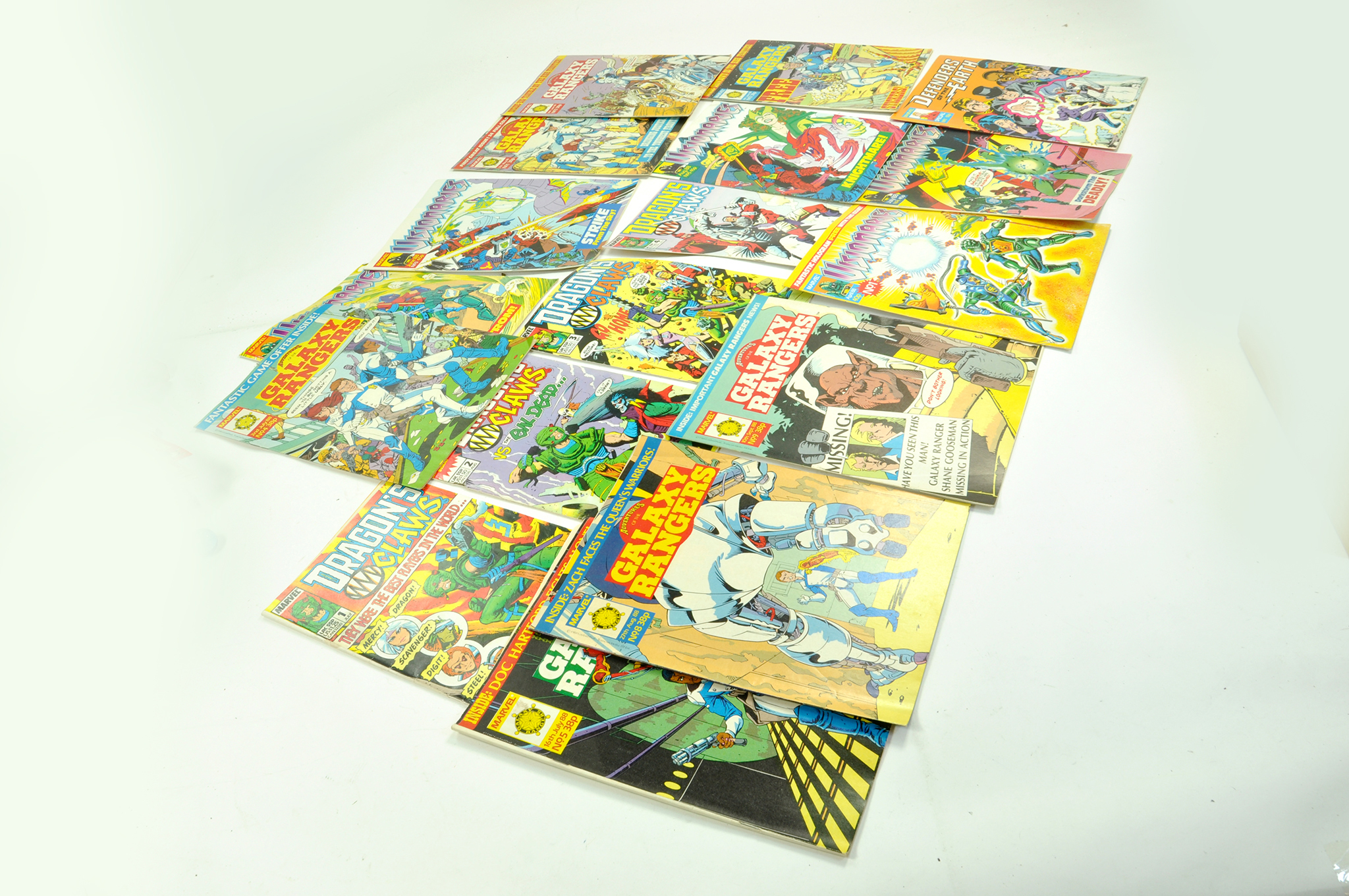 A Collection of well kept original Galaxy Rangers and other comics including early issues.