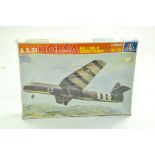 Italeri Plastic Model kit comprising 1/72 AS51 Horsa Glider. Complete. Ex Shop Stock. Enhanced