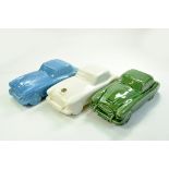 Trio of Ceramic, large - 1/8 scale Austin Healey issues. Enhanced Condition Reports: We are more