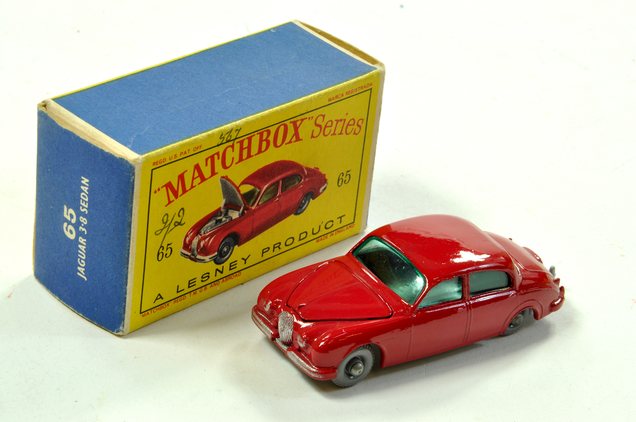 Matchbox Regular Wheels No. 65b Jaguar 3.8 litre Saloon. Lovely example is very good to excellent in