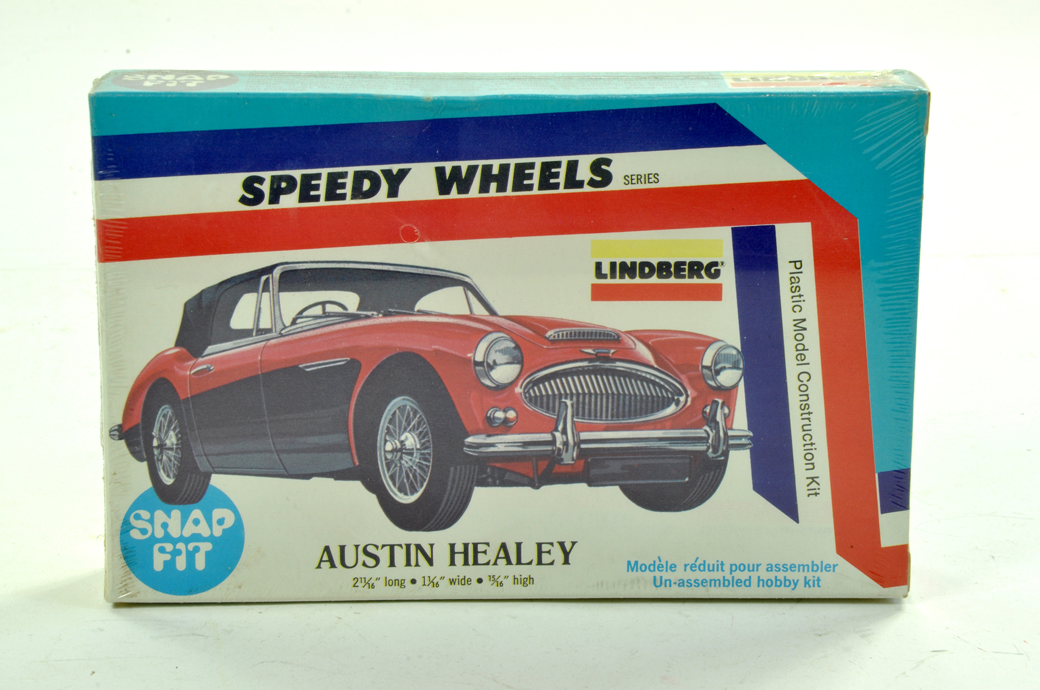 Lindberg (Vintage) Plastic Model Kit comprising Speedy Wheels Series Austin Healey Snap Fit Kit.