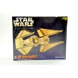 AMT Plastic Model Kit comprising Star Wars Limited Edition Gold Finish TIE Interceptor Sealed.
