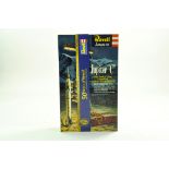 Revell plastic model kit comprising 50th Anniversary Jupiter C Rocket. Complete. Enhanced