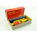 Model Railway H0 00 issues comprising Triang No. R401 Transcontinental Blue Mail Coach Set.
