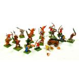 A group of Medieval Warhammer Figures. Enhanced Condition Reports: We are more than happy to provide