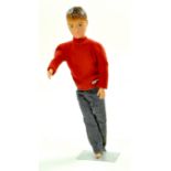 Vintage 1965 (Sindy’s new boyfriend) Paul Doll. In original clothing slim-line blue jean hipster