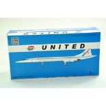 Model Aircraft Issue comprising 1/200 issue, Inflight Concorde in the livery of United. Note