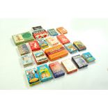 Various Vintage Card Games including Tops and Tails and many others. Appear mostly complete, but not