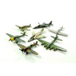 Various diecast aircraft including dinky, code 3 and original issues. Fair to Good. Enhanced