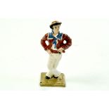 Interesting Metal Sailor Figure. Generally good to very good, some paint loss. Enhanced Condition