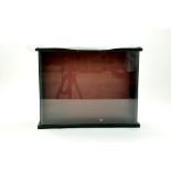 A small perspex display cabinet with shelves.  Enhanced Condition Reports: We are more than happy to