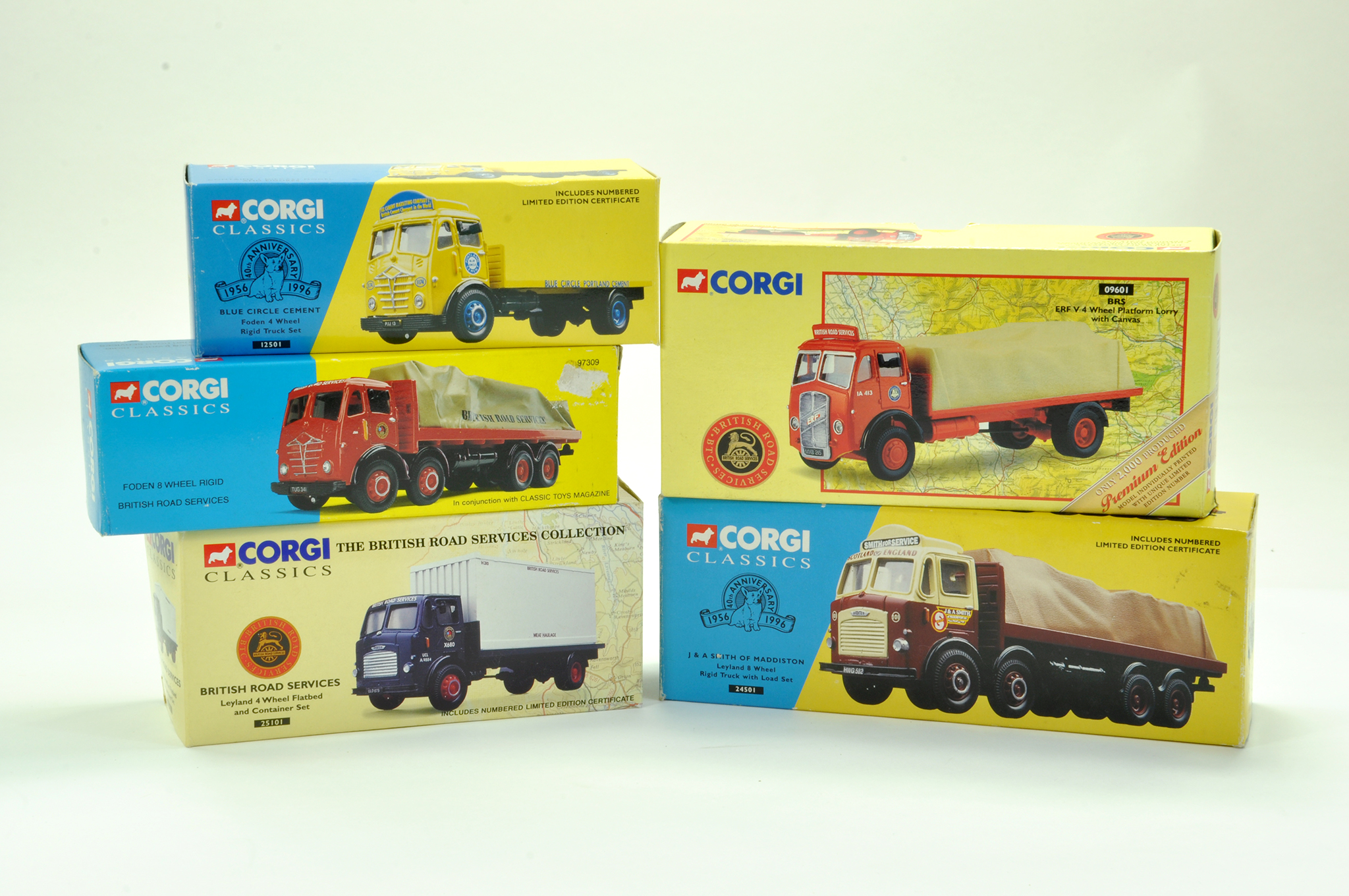 Corgi Diecast Truck issues comprising Classic Series. Excellent with Boxes.  Enhanced Condition