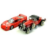 Danbury / Franklin Mint duo of vintage / classic car issues. Generally very good. Enhanced Condition