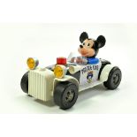 Battery Operated Japanese Mickey Mouse Police Car. Untested but displays well hence very good.