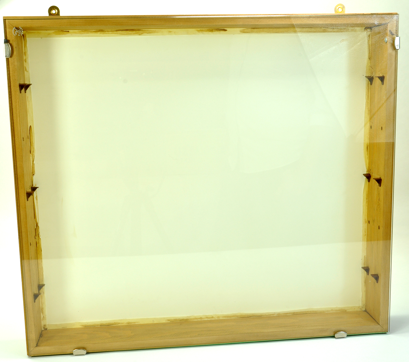 A large glass fronted display cabinet. Complete with shelves.  Enhanced Condition Reports: We are