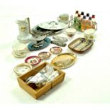 Dolls House Furniture. Comprising some high quality refined Porcelain crockery with intricate design