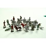 Misc group of metal figures, some unpainted. Various makers. Enhanced Condition Reports: We are more
