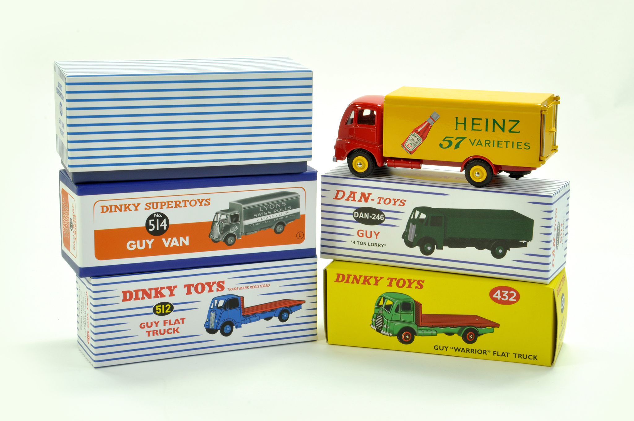 Dinky Atlas Issues comprising 5 Boxed Examples. Excellent.  Enhanced Condition Reports: We are