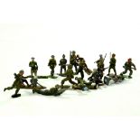 Various metal military figures, Britains and others. Fair to good, some age wear. Enhanced Condition