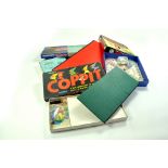 Group of Vintage Board Games including Coppit, Frustration etc. Looks to be complete. Good. Enhanced
