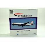 Model Aircraft Issue comprising 1/200 issue, Inflight Boeing 777-300ER in livery of British Airways.