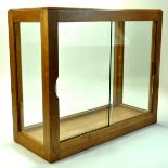 A high quality, Oak, Glass Display Cabinet with shelves.  Enhanced Condition Reports: We are more